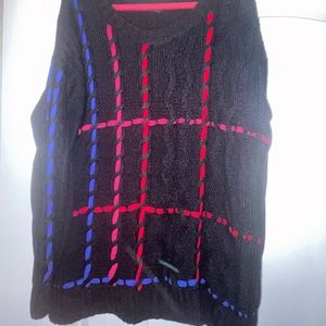 Large knit sweater